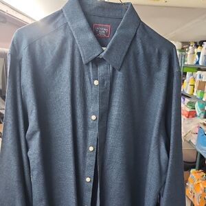 UNTUCKit Men's Dark Blue Casual Shirt